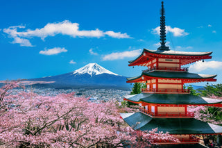 Die Landschaft von Japan.