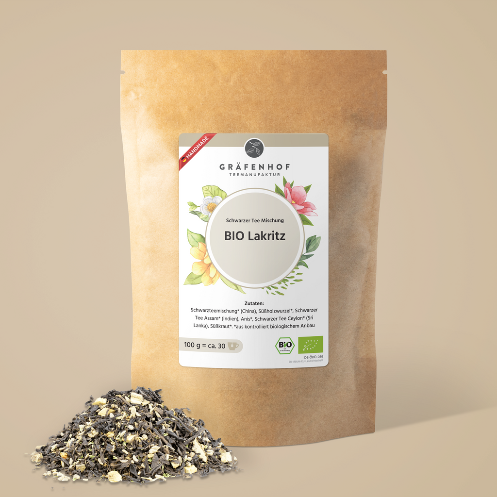 Lakritz | Schwarztee | BIO | ab 100g