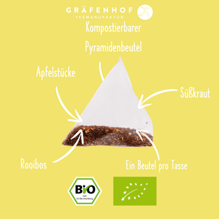 Sweet Vanilla Tee, 15 Pyramidenbeutel