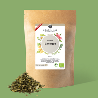 Bittertee BIO Gräfenhof - Vorderseite