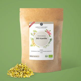 Kamillentee Bio Gräfenhof - Vorderseite