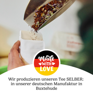 Gräfenhof Tee produziert in Buxtehude Deutschland