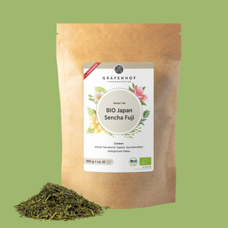 BIO Japan Sencha Tee Gräfenhof - Vorderseite
