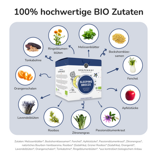 Sleeping Breeze Tee, 15 Pyramidenbeutel