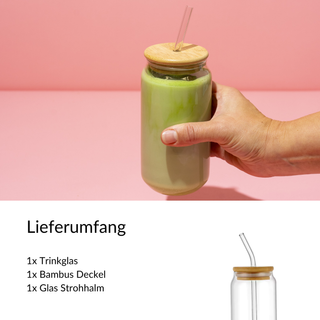 Matcha Latte Glas (500ml)