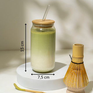 Matcha Latte Glas (500ml)