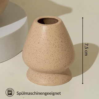 Matcha Schale mit Besenhalter