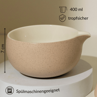Matcha Schale mit Besenhalter
