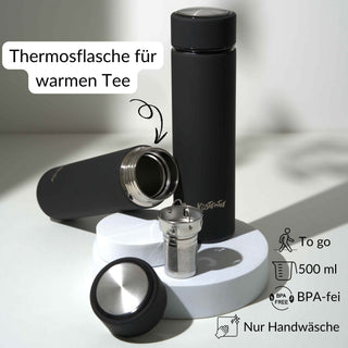 Gräfenhof Tea Bottle » 450ml Thermosflasche to go – Gräfenhof Tee