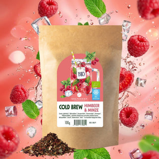 BIO Eistee Himbeere Minze (Cold Brew)