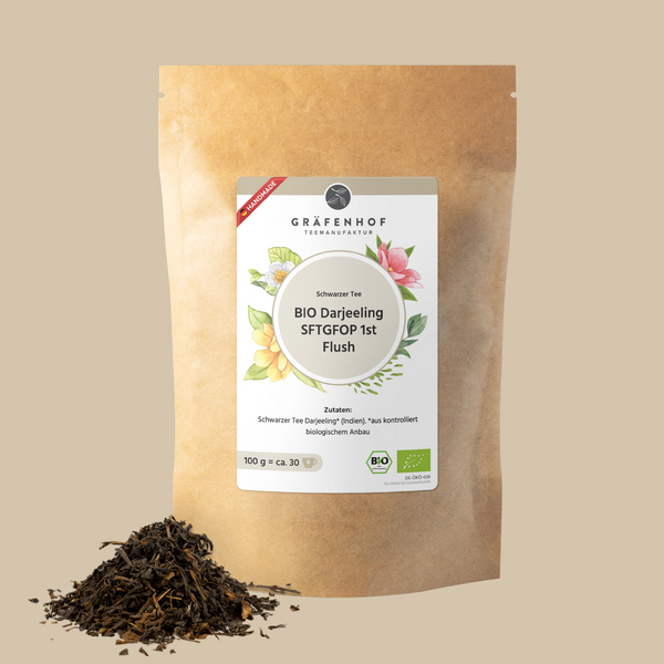 Biotiva Darjeeling First Flush No.1 SFTGFOP1 Bio 250 G - Shop Apotheke