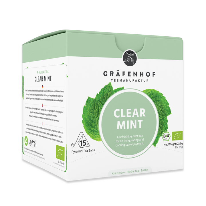 Clear Mint Tee, 15 Pyramidenbeutel