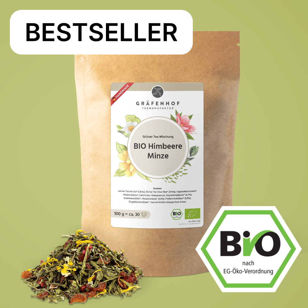 Himbeere Minze | Grüntee | BIO | ab 100g